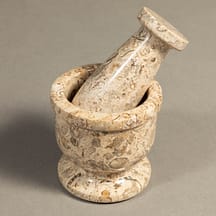 586 - Onyx Mortar & Pestle Fossil Large