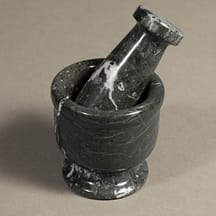 5871 - Onyx Mortar & Pestle Black Large