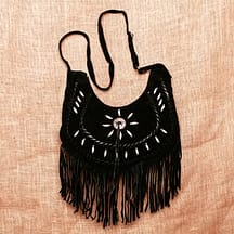 8563 - Leather Purse Black