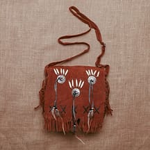 8608 - Leather Purse Brown