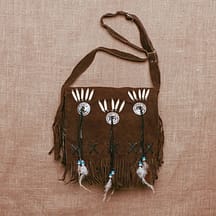 8602 - Leather Purse Chocolate