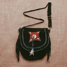 8643 - Leather Purse Black