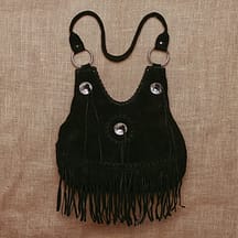 8703 - Leather Purse Black