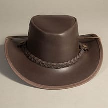 8901 - Leather Hat Brown