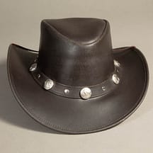 8941 - Leather Hat Brown