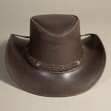 8951 - Leather Hat Brown