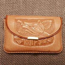 781 - Leather Coin Purse with Flap