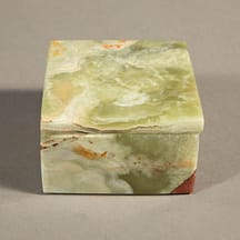 516 - Onyx Square Jewelry Box