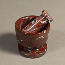 5843 - Onyx Mortar and Pestle Red Medium