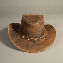 8742 - Leather Hat Camel