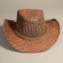 8891 - Leather Hat Brown