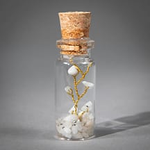 96416 - Moon Rose Glass Wishing Bottle