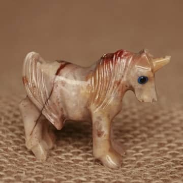 95092 - Soapstone Unicorn Small