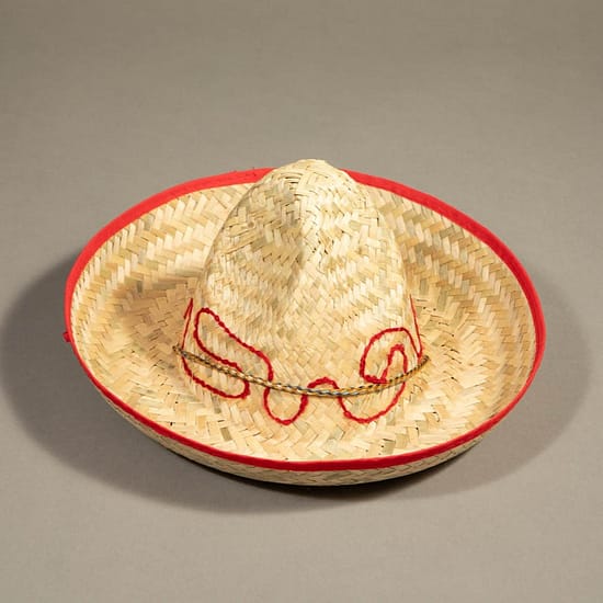 470 - Child's Straw Sombrero - Image 2