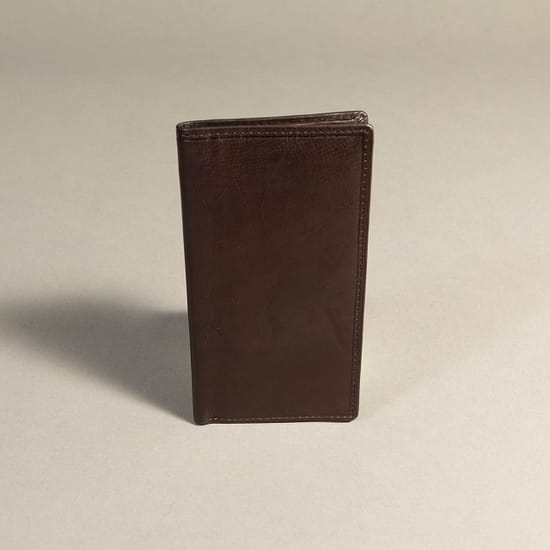 7662 - Checkbook Holder Brown