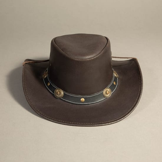 8921 - Leather Hat Brown