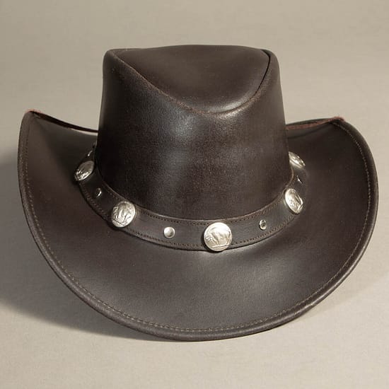 8941 - Leather Hat Brown
