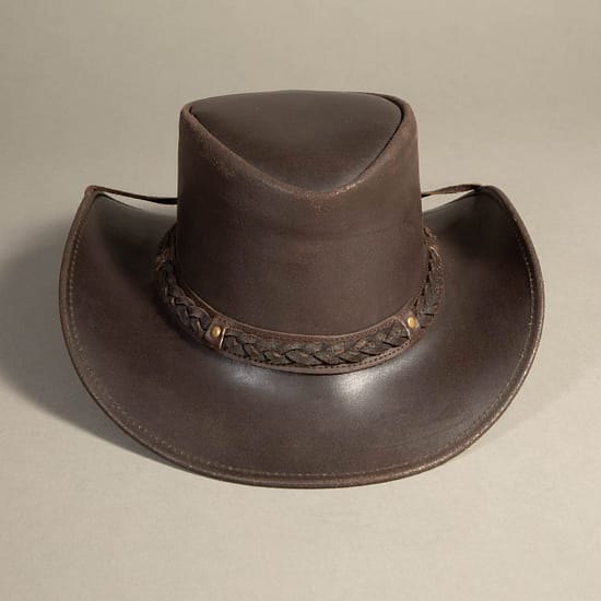 8951 - Leather Hat Brown