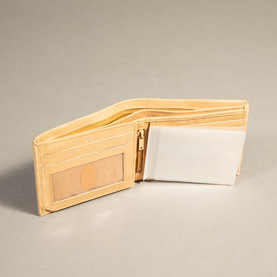 7103 - Bifold Wallet Tan - Image 2