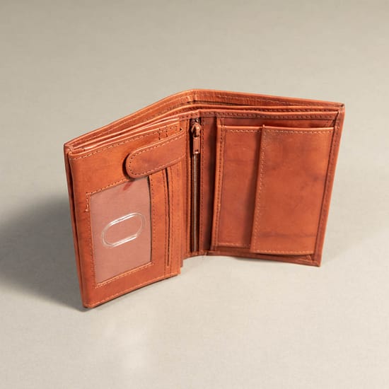 7304 - Bifold Wallet Light Brown - Image 2