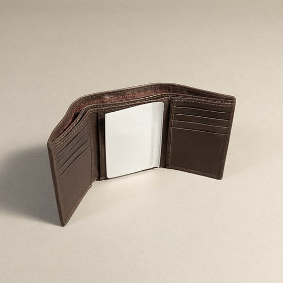 7392 - Trifold Wallet Brown - Image 2