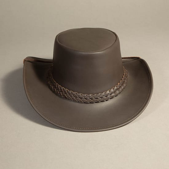 8631 - Leather Hat Brown