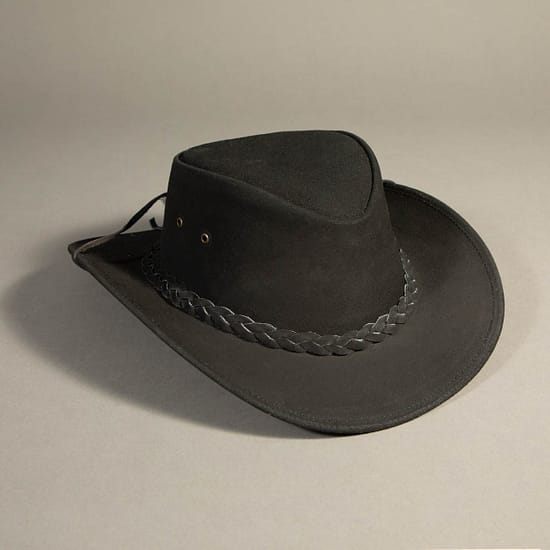 8850 - Leather Hat Black - Image 2