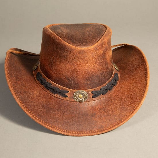 8861 - Leather Hat Brown