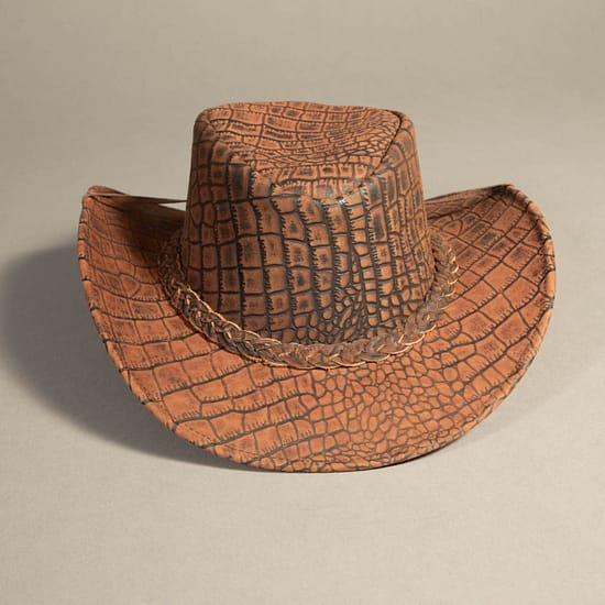 8891 - Leather Hat Brown