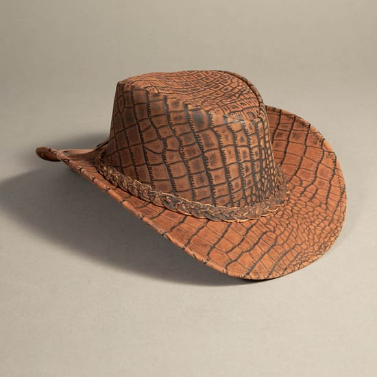 8891 - Leather Hat Brown - Image 2