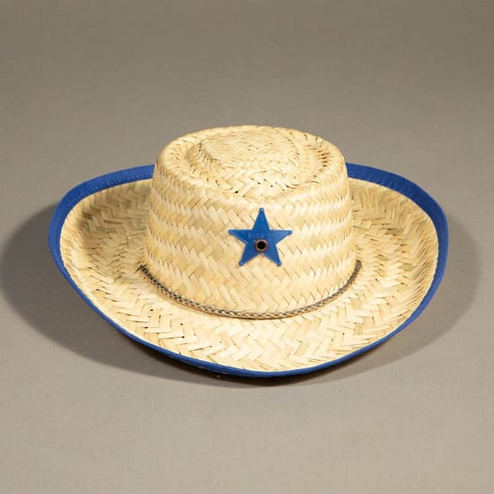 4461 - Child Western Straw Blue