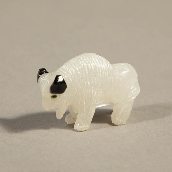 920 - Small Alabaster Buffalo