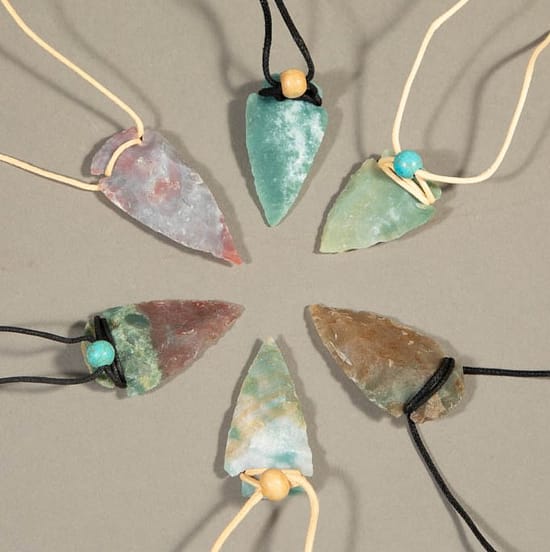 9613 - Medium Arrowhead Pendants Assortment